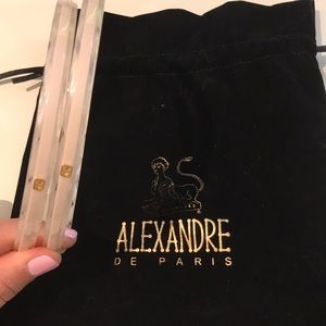 Never worn -off-white Alexandre De Paris headbands